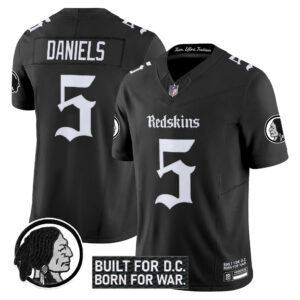 Men's Washington Redskins 'Gothic Capital Edition' Vapor Limited Jersey V2 - All Stitched