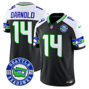 Men's Seahawks 2025 Seattle Est. 1976 Patch Vapor Limited Jersey - All Stitched