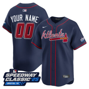Atlanta Braves 'Speedway Classic' Vapor Premier Limited Custom Jersey - All Stitched