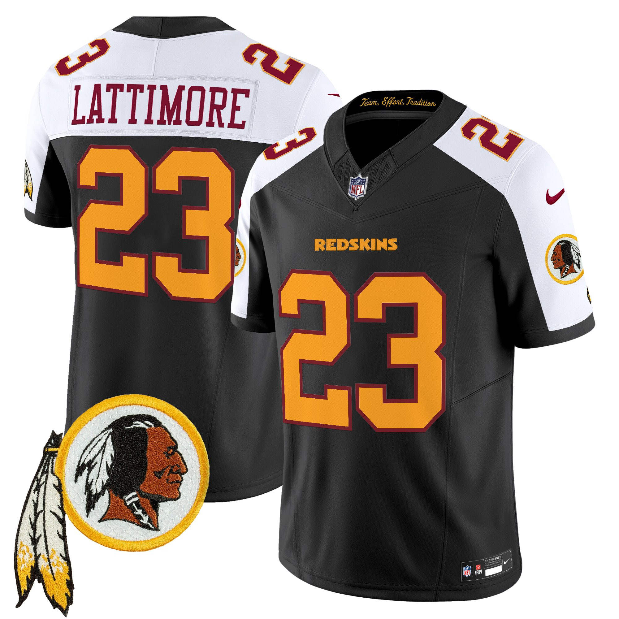 Men's Washington Redskins Throwback Vapor Limited Jersey V3 - All Stitched - Image 29