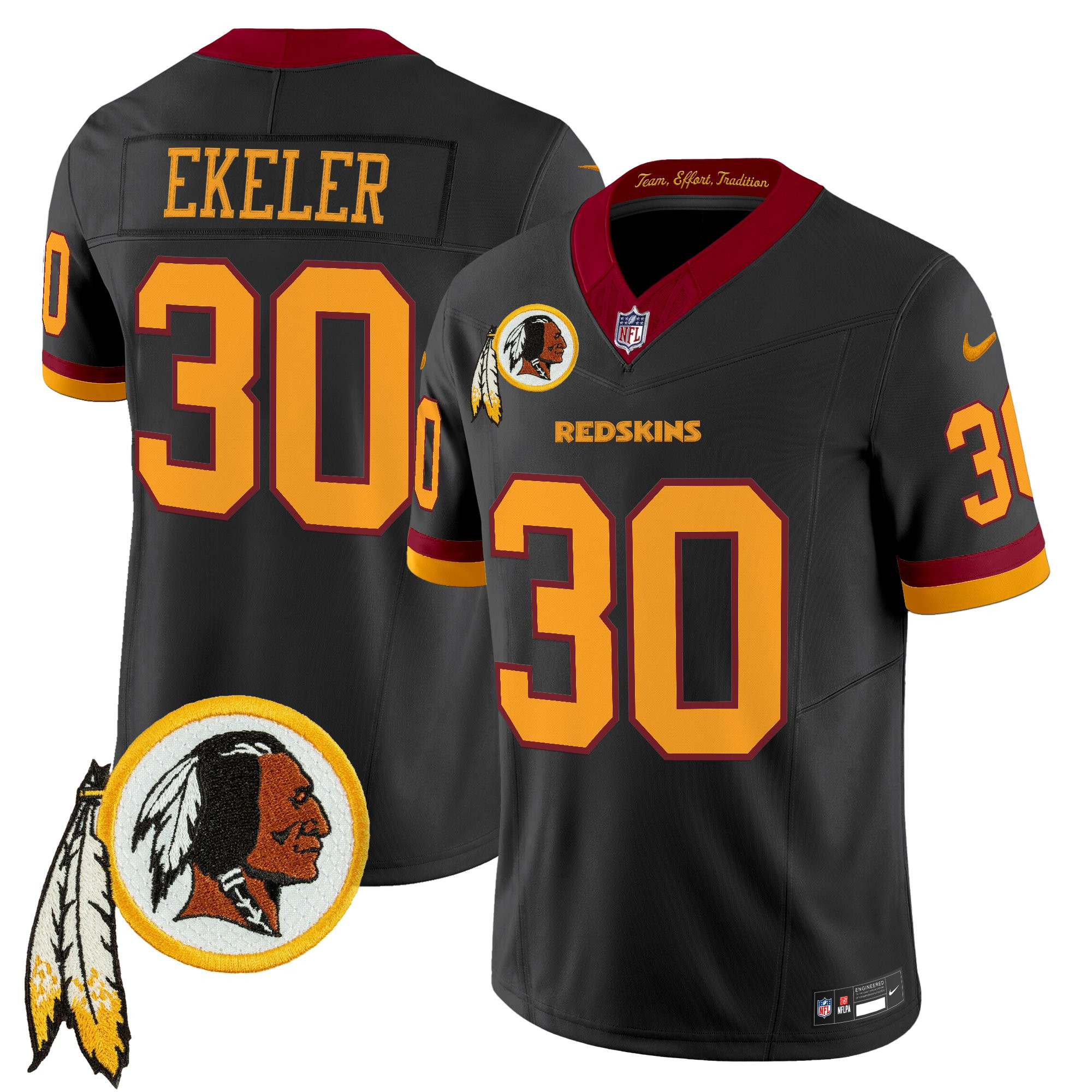 Men's Washington Redskins Throwback Vapor Limited Jersey V3 - All Stitched - Image 44