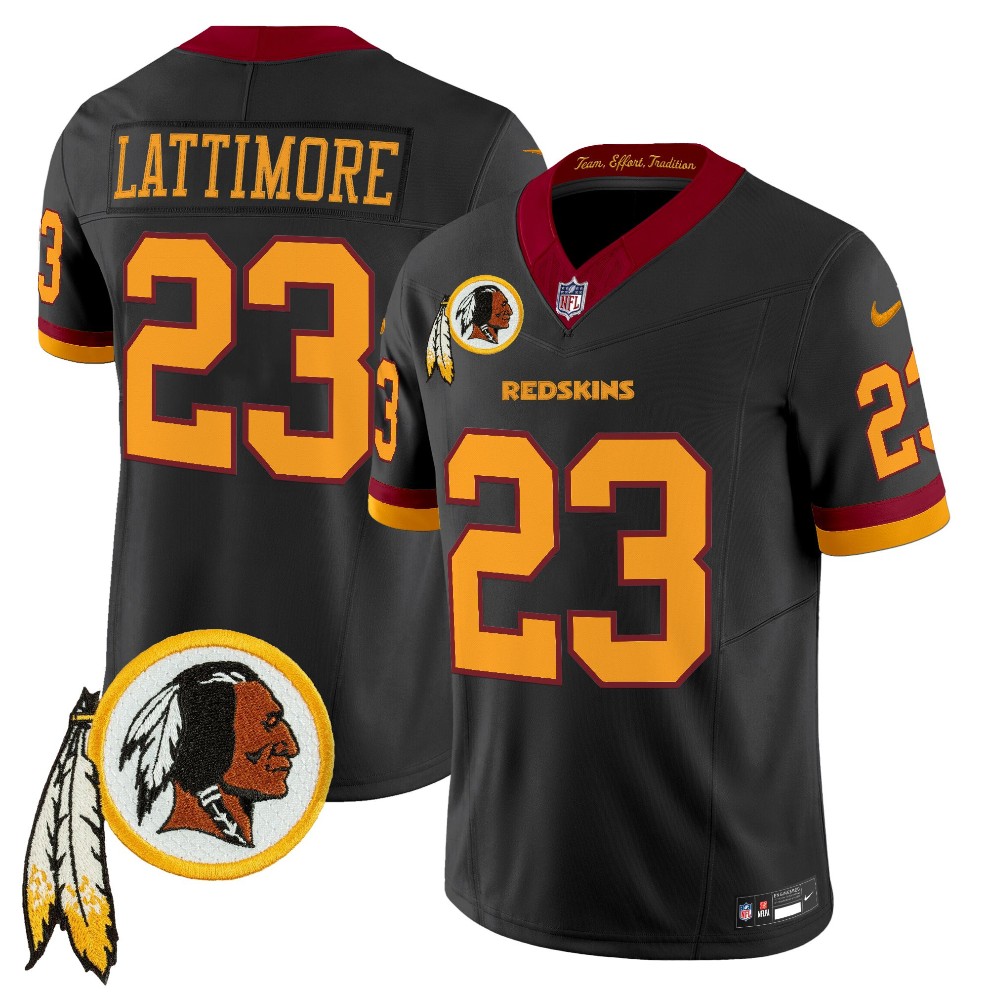 Men's Washington Redskins Throwback Vapor Limited Jersey V3 - All Stitched - Image 49
