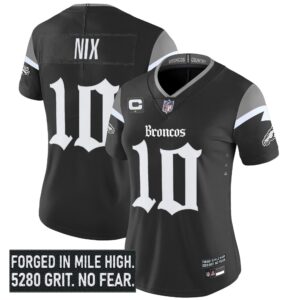 Women's Denver Broncos 'Gothic Mile High Shadows Edition' Vapor Limited Jersey - All Stitched
