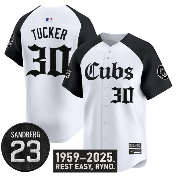 Men's Chicago Cubs 'Ryne Sandberg Tribute' Vapor Premier Limited Jersey - All Stitched - Image 23