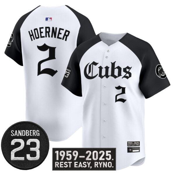 Men's Chicago Cubs 'Ryne Sandberg Tribute' Vapor Premier Limited Jersey - All Stitched - Image 26
