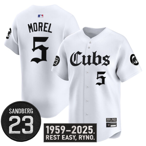 Men's Chicago Cubs 'Ryne Sandberg Tribute' Vapor Premier Limited Jersey - All Stitched - Image 17
