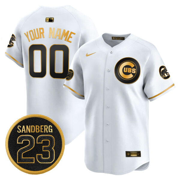 Chicago Cubs 'Ryne Sandberg Tribute' Vapor Premier Limited Custom Jersey V2 - All Stitched - Image 3