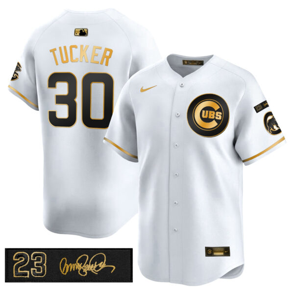 Men's Chicago Cubs 'Ryne Sandberg Tribute' Vapor Premier Limited Jersey V3 - All Stitched - Image 43