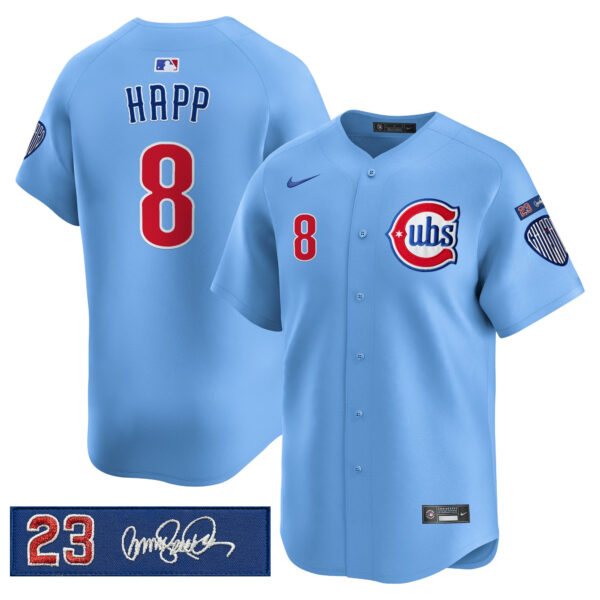 Men's Chicago Cubs 'Ryne Sandberg Tribute' Vapor Premier Limited Jersey V3 - All Stitched - Image 15