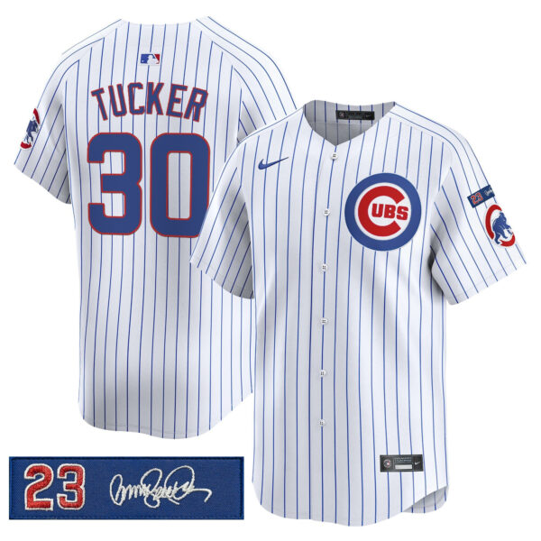Men's Chicago Cubs 'Ryne Sandberg Tribute' Vapor Premier Limited Jersey V3 - All Stitched - Image 23