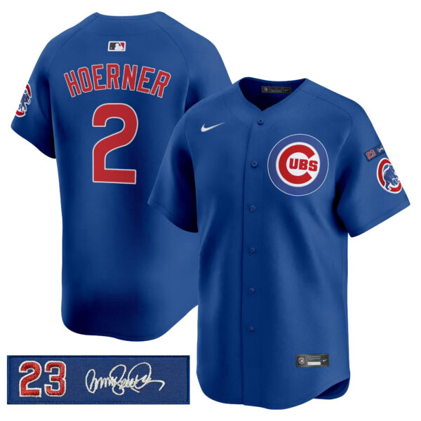 Men's Chicago Cubs 'Ryne Sandberg Tribute' Vapor Premier Limited Jersey V3 - All Stitched - Image 56