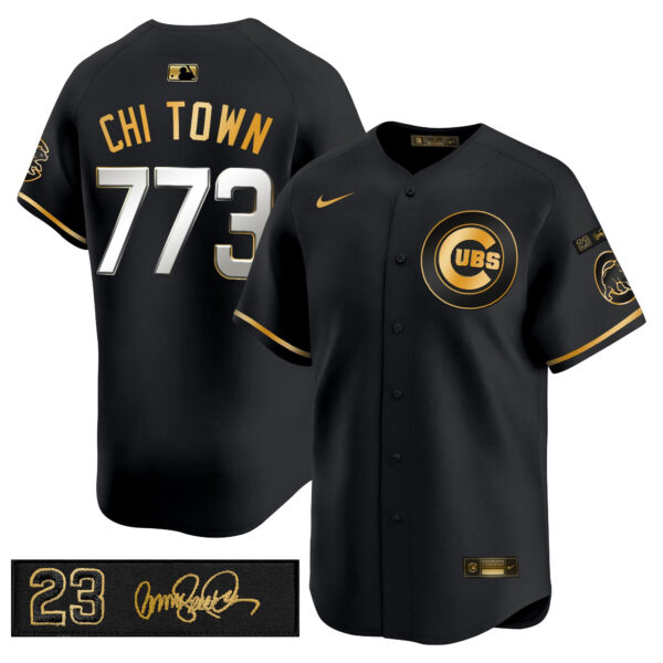Men's Chicago Cubs 'Ryne Sandberg Tribute' Vapor Premier Limited Jersey V3 - All Stitched - Image 32