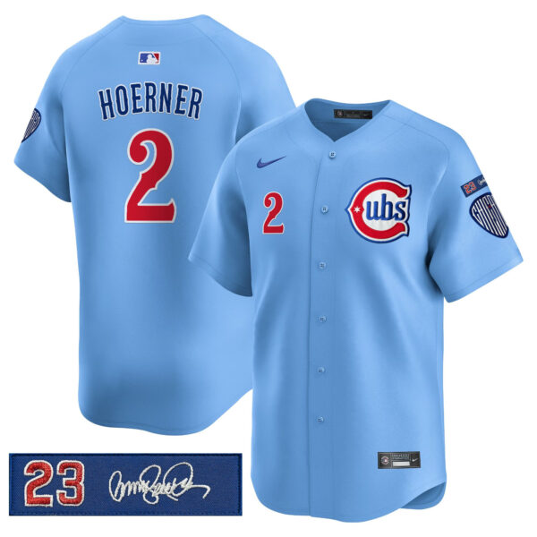 Men's Chicago Cubs 'Ryne Sandberg Tribute' Vapor Premier Limited Jersey V3 - All Stitched - Image 16