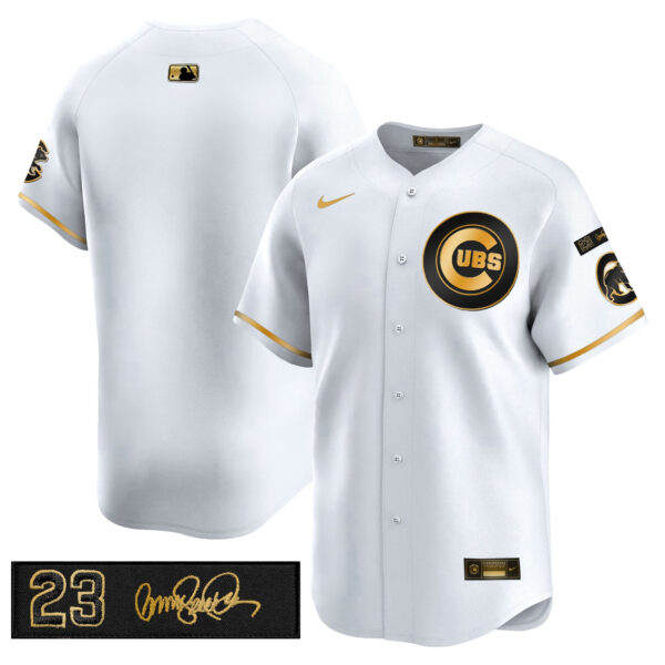 Men's Chicago Cubs 'Ryne Sandberg Tribute' Vapor Premier Limited Jersey V3 - All Stitched - Image 50
