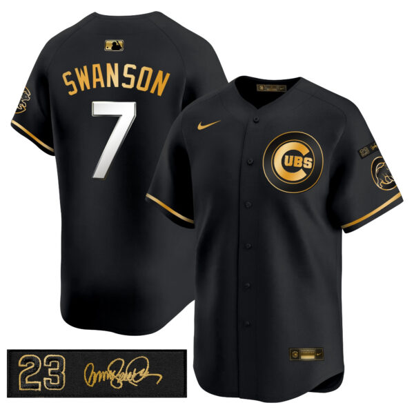 Men's Chicago Cubs 'Ryne Sandberg Tribute' Vapor Premier Limited Jersey V3 - All Stitched - Image 34