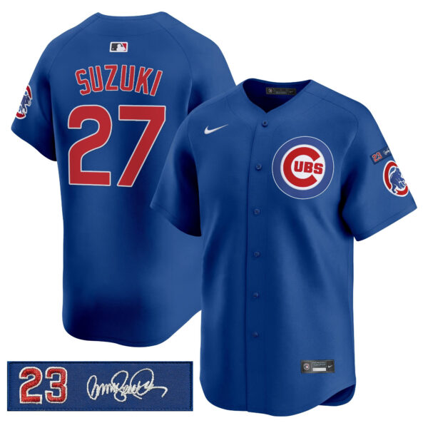Men's Chicago Cubs 'Ryne Sandberg Tribute' Vapor Premier Limited Jersey V3 - All Stitched - Image 59