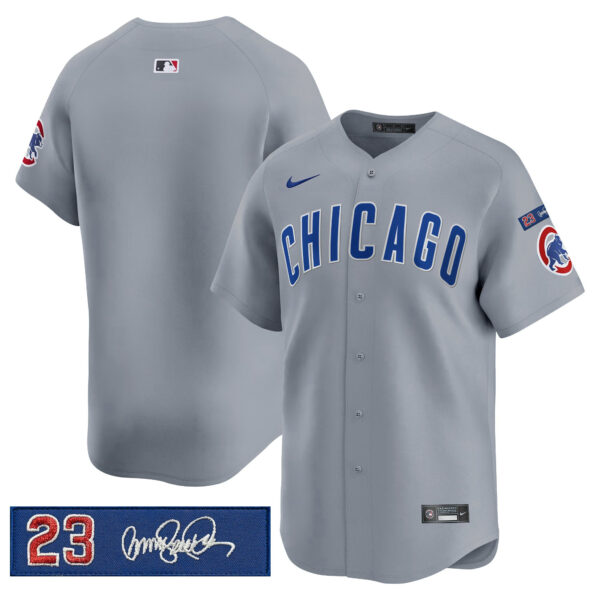 Men's Chicago Cubs 'Ryne Sandberg Tribute' Vapor Premier Limited Jersey V3 - All Stitched - Image 10