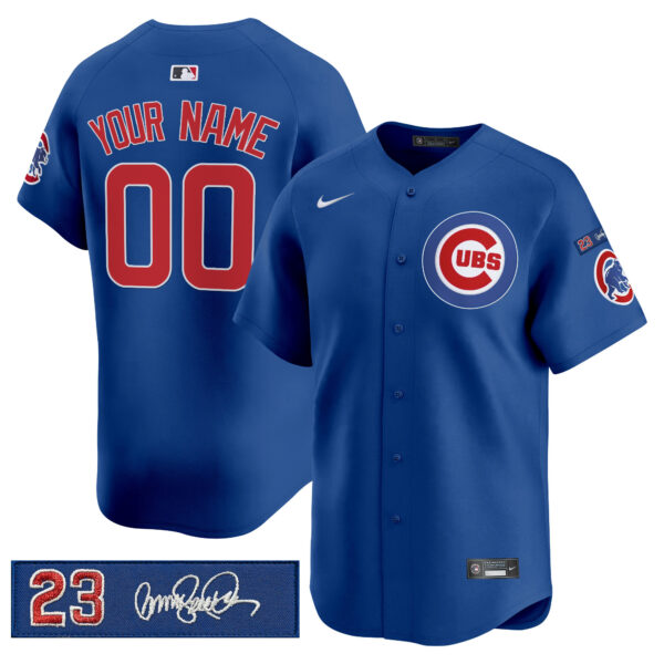Chicago Cubs 'Ryne Sandberg Tribute' Vapor Premier Limited Custom Jersey V3 - All Stitched - Image 6