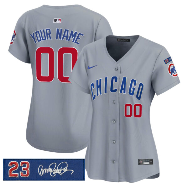 Chicago Cubs 'Ryne Sandberg Tribute' Vapor Premier Limited Custom Jersey V3 - All Stitched - Image 7
