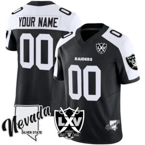 Raiders 2025 Vapor Limited Custom Jersey - 65th Anniversary V2 - All Stitched