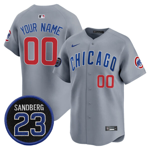 Chicago Cubs 'Ryne Sandberg Tribute' Vapor Premier Limited Custom Jersey V2 - All Stitched - Image 6
