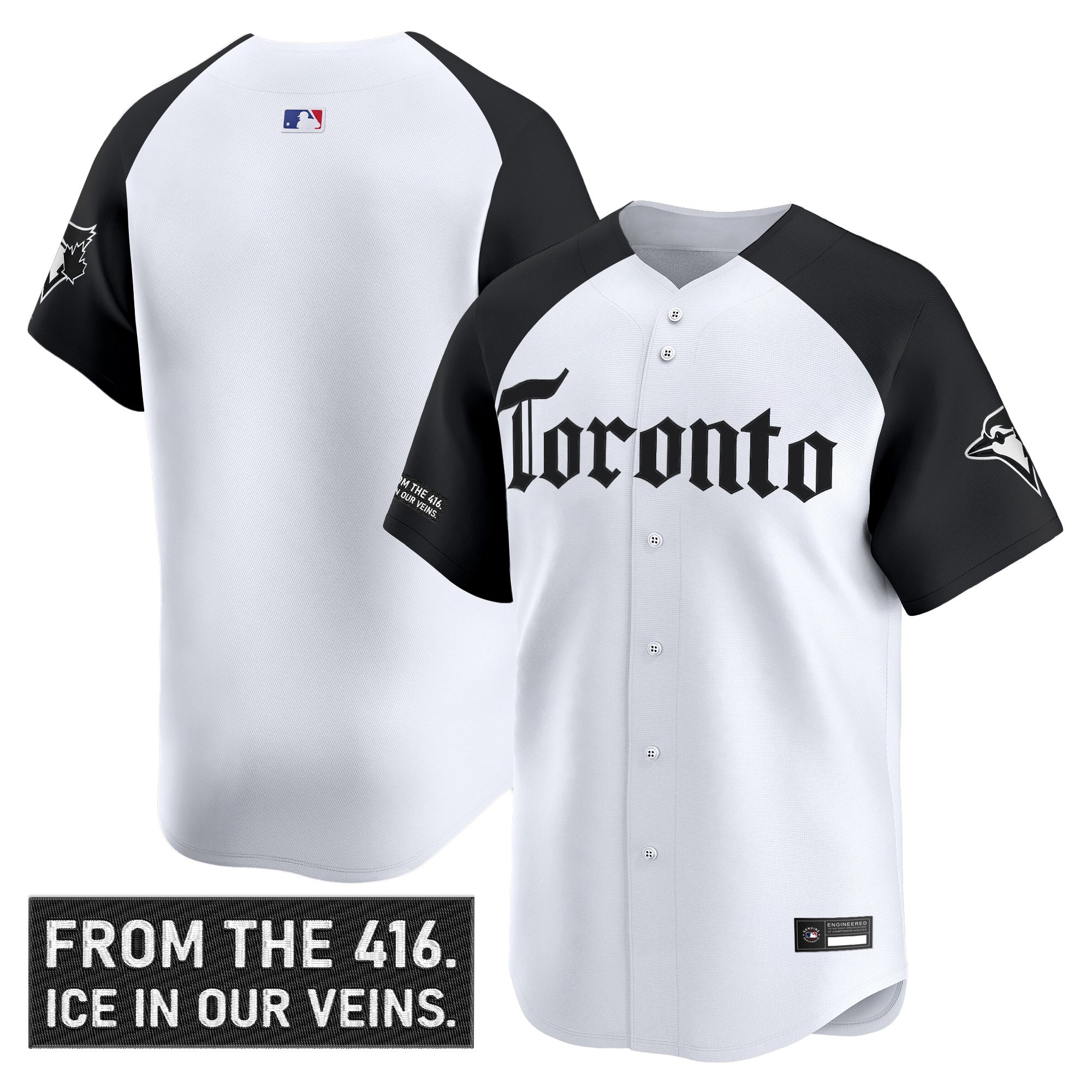 Men's Toronto Blue Jays 'Gothic North Edition' Vapor Premier Limited Jersey - All Stitched - Image 21