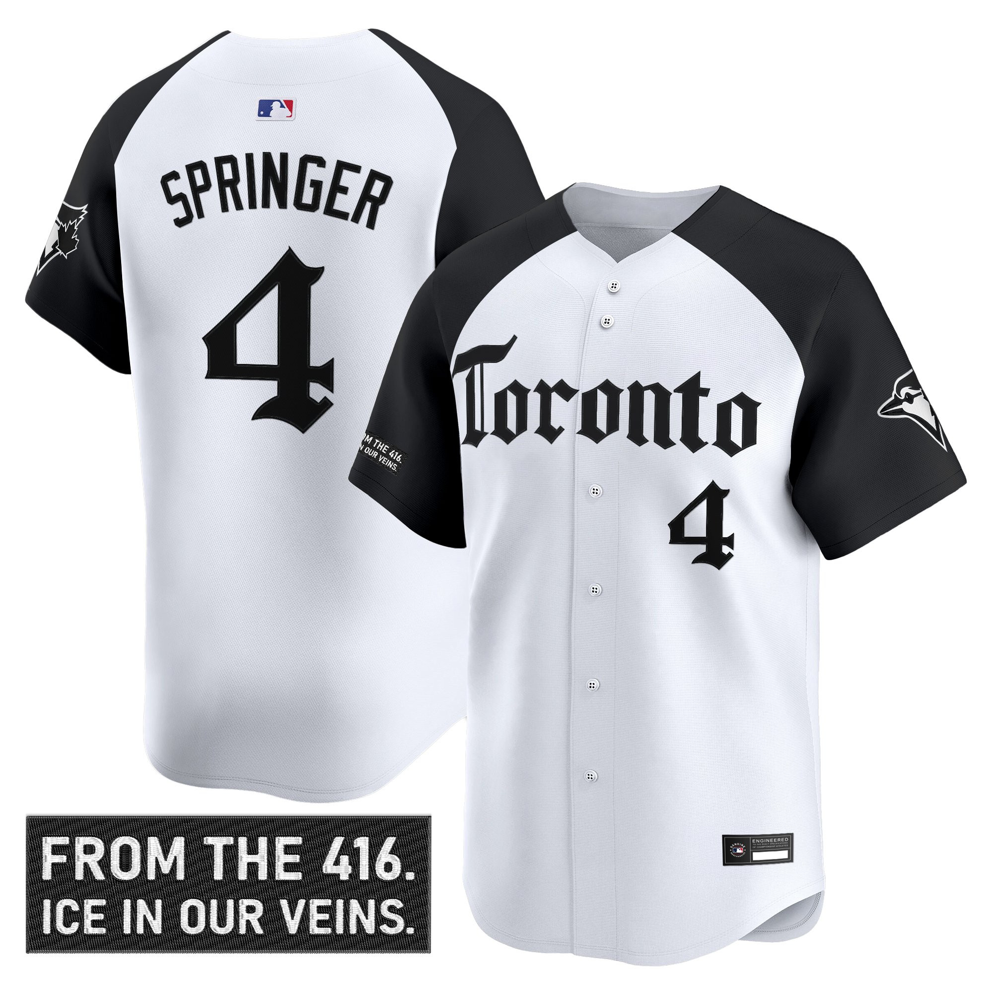 Men's Toronto Blue Jays 'Gothic North Edition' Vapor Premier Limited Jersey - All Stitched - Image 20