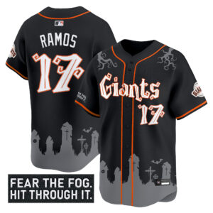 Men's San Francisco Giants 'Halloween Fog Edition' Vapor Premier Limited Jersey - All Stitched