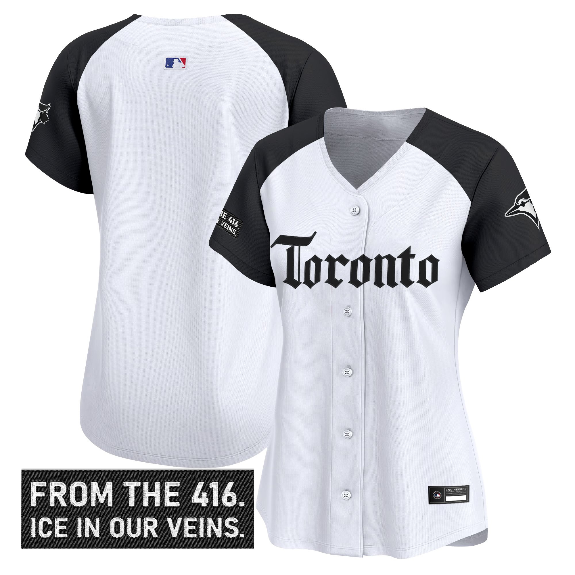 Women's Toronto Blue Jays 'Gothic North Edition' Vapor Premier Limited Jersey - All Stitched - Image 21