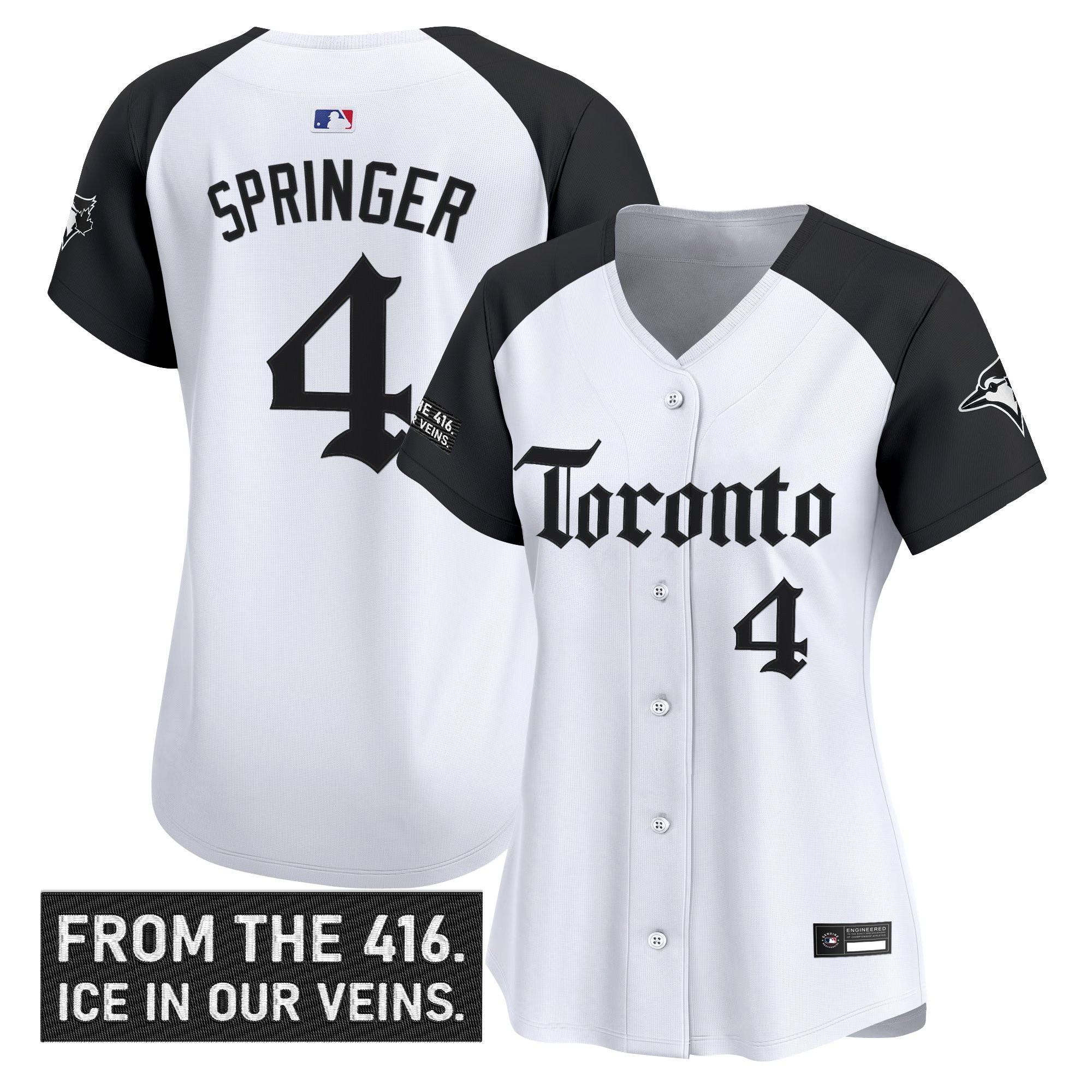 Women's Toronto Blue Jays 'Gothic North Edition' Vapor Premier Limited Jersey - All Stitched - Image 20