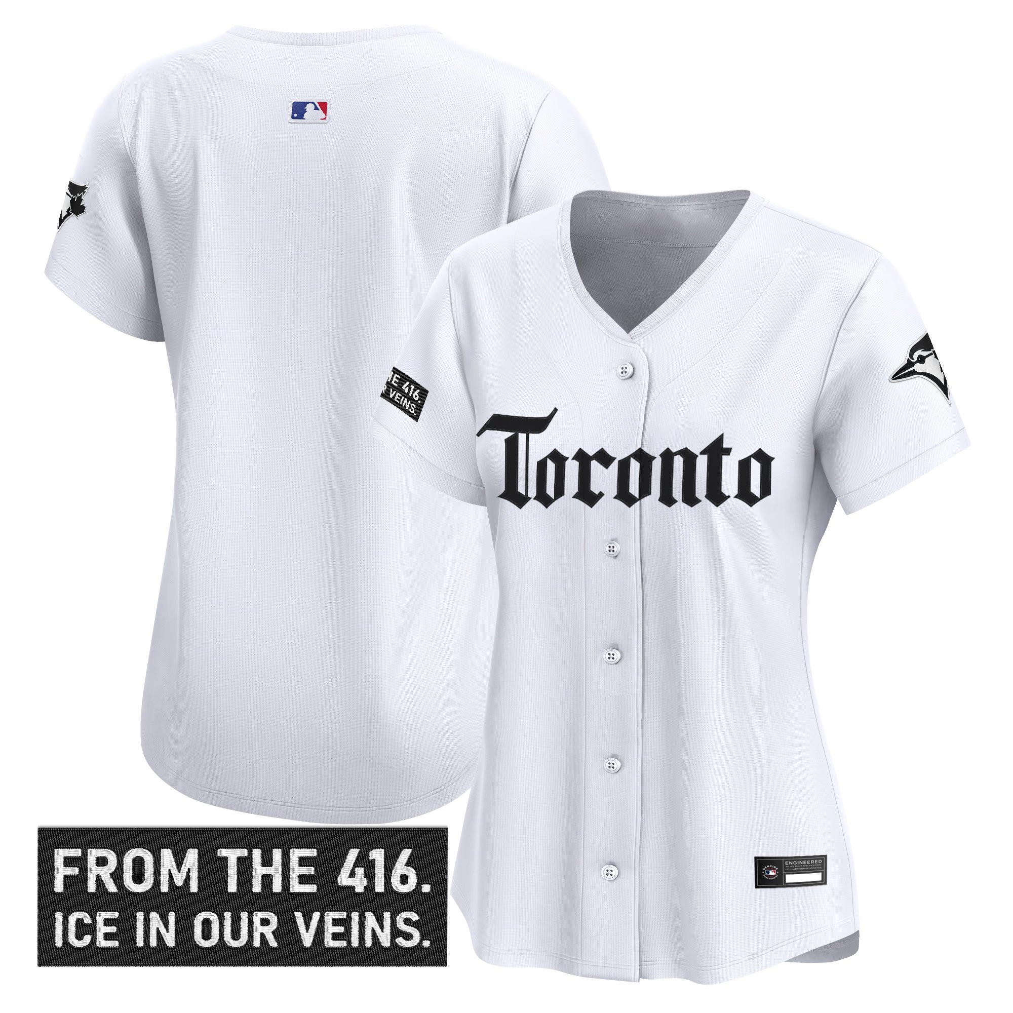 Women's Toronto Blue Jays 'Gothic North Edition' Vapor Premier Limited Jersey - All Stitched - Image 14