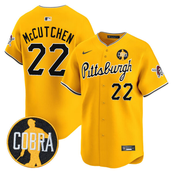 Men's Pittsburgh Pirates 'Dave Parker Cobra Patch' Vapor Premier Limited Jersey - All Stitched - Image 26