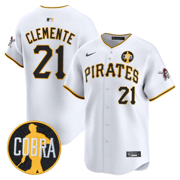 Men's Pittsburgh Pirates 'Dave Parker Cobra Patch' Vapor Premier Limited Jersey - All Stitched - Image 18