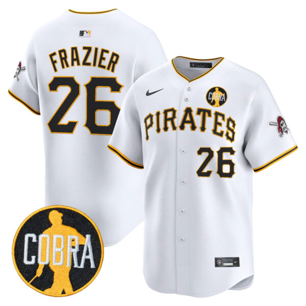 Men's Pittsburgh Pirates 'Dave Parker Cobra Patch' Vapor Premier Limited Jersey - All Stitched - Image 20