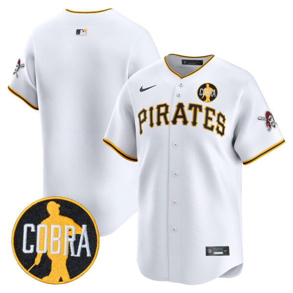 Men's Pittsburgh Pirates 'Dave Parker Cobra Patch' Vapor Premier Limited Jersey - All Stitched - Image 22