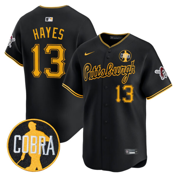 Men's Pittsburgh Pirates 'Dave Parker Cobra Patch' Vapor Premier Limited Jersey - All Stitched - Image 8