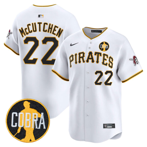Men's Pittsburgh Pirates 'Dave Parker Cobra Patch' Vapor Premier Limited Jersey - All Stitched - Image 15