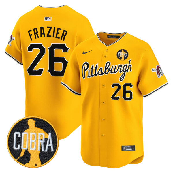 Men's Pittsburgh Pirates 'Dave Parker Cobra Patch' Vapor Premier Limited Jersey - All Stitched - Image 31