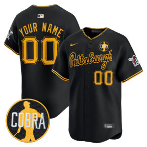 Pittsburgh Pirates 'Dave Parker Cobra Patch' Vapor Premier Limited Custom Jersey - All Stitched