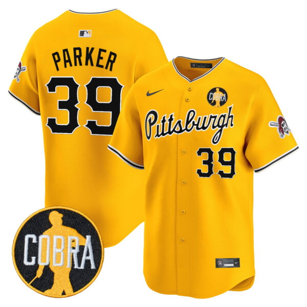Men's Pittsburgh Pirates 'Dave Parker Cobra Patch' Vapor Premier Limited Jersey - All Stitched - Image 23