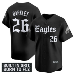 Men's Philadelphia Eagles 'Gothic Philly Edition' Vapor Baseball Jersey - All Stitched