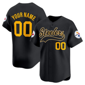 Pittsburgh Steelers 2025 Vapor Baseball Custom Jersey - All Stitched