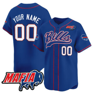 Buffalo Bills 2025 Vapor Baseball Custom Jersey - All Stitched