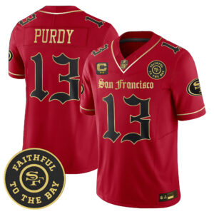 Men's San Francisco 49ers 'Gothic Edition' Vapor Limited Jersey - All Stitched