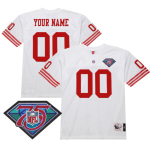 San Francisco 49ers Throwback Player Custom Jersey - All Stitched