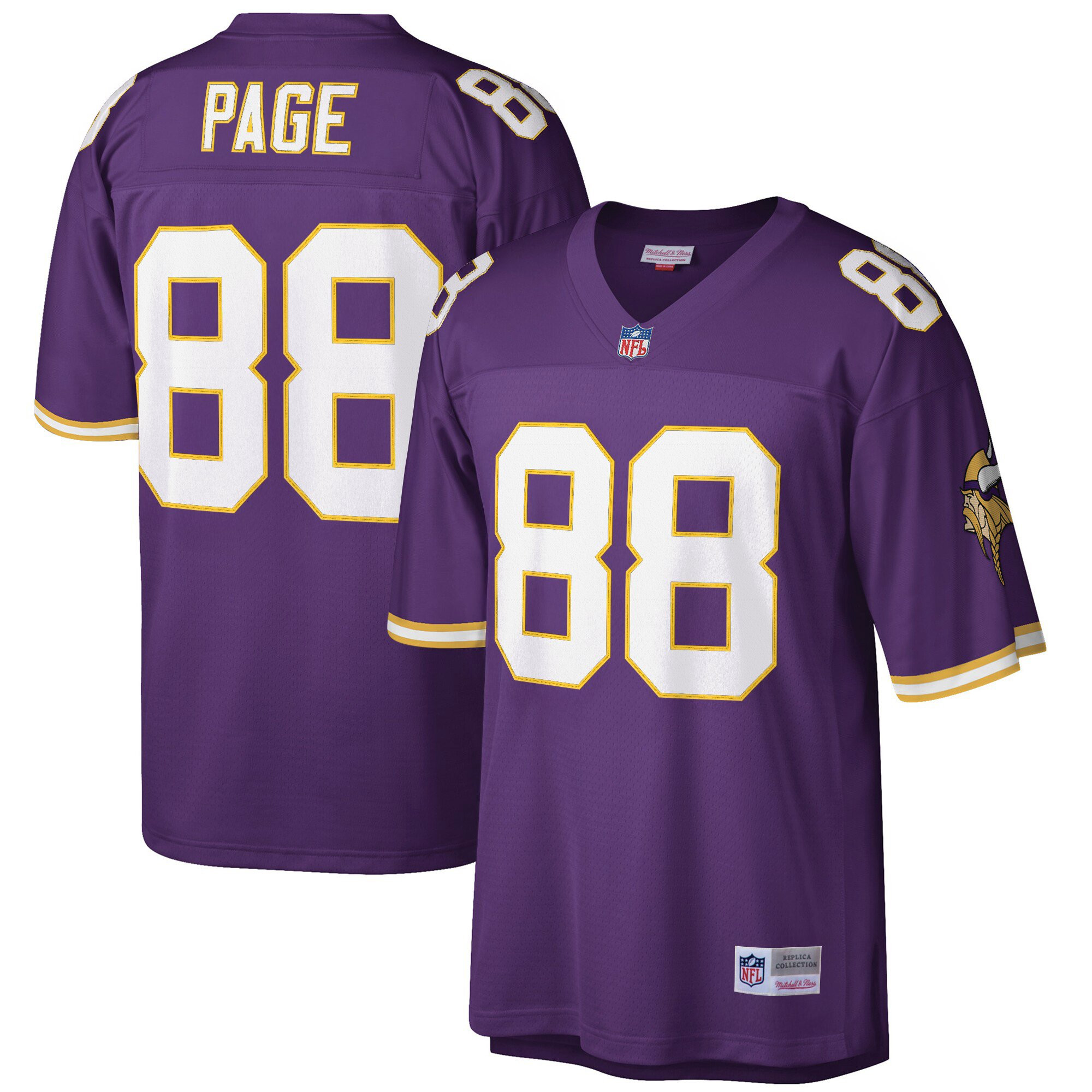 Men's Minnesota Vikings Throwback Player Jersey - All Stitched - Image 21
