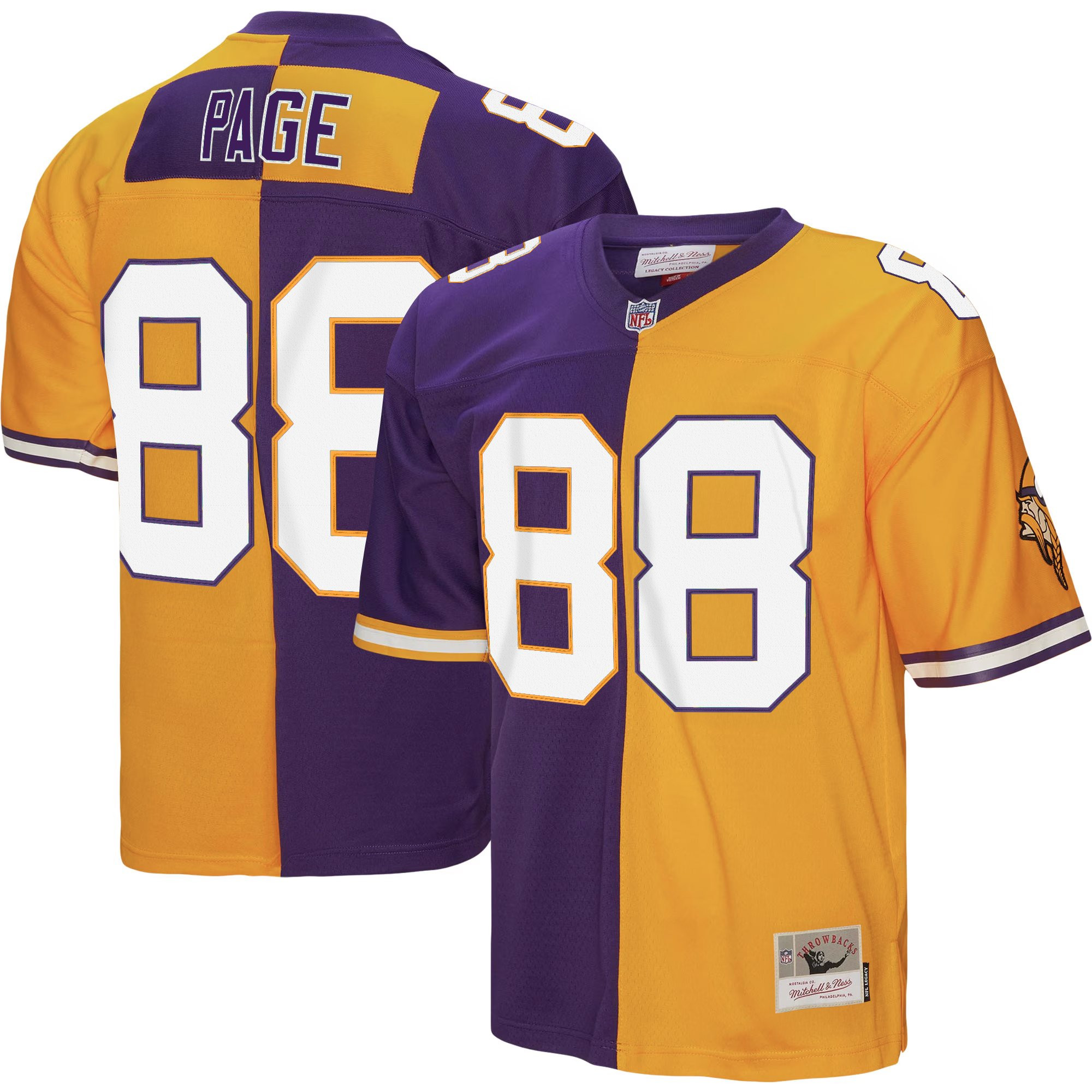 Men's Minnesota Vikings Throwback Player Jersey - All Stitched - Image 29