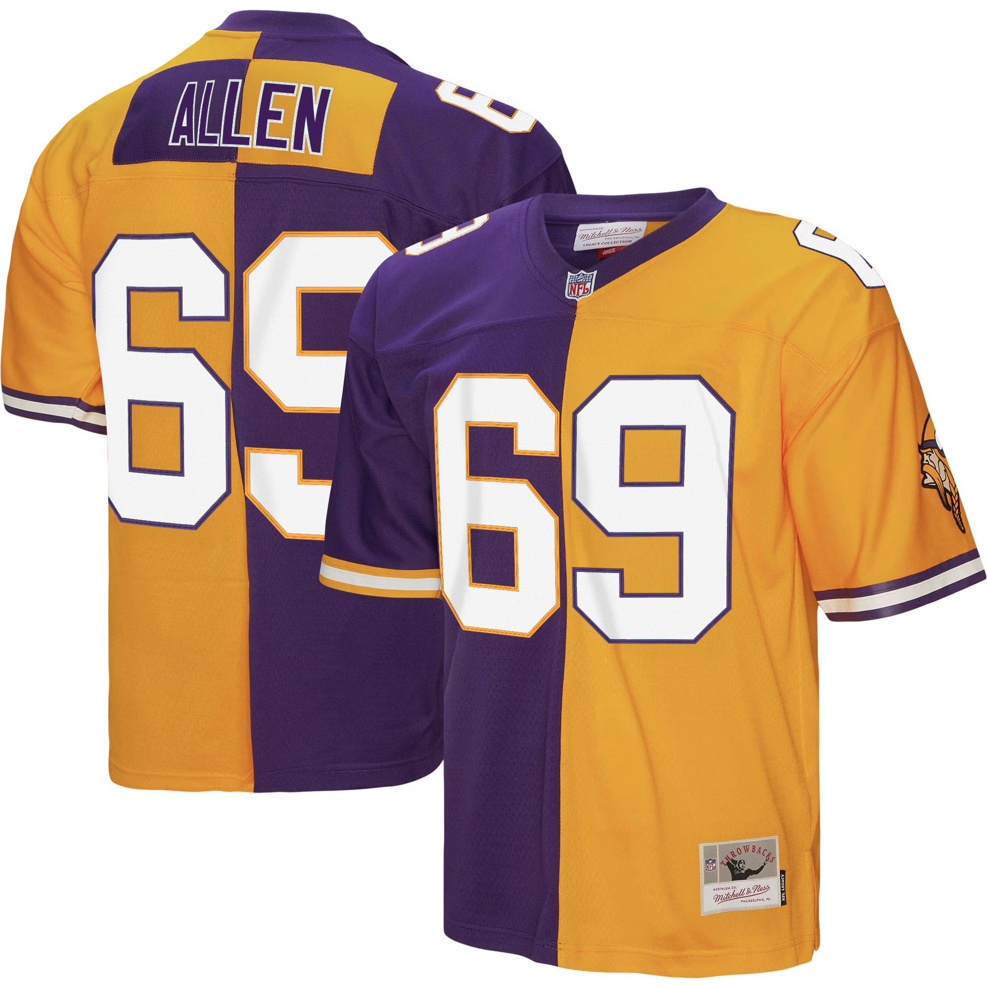 Men's Minnesota Vikings Throwback Player Jersey - All Stitched - Image 25