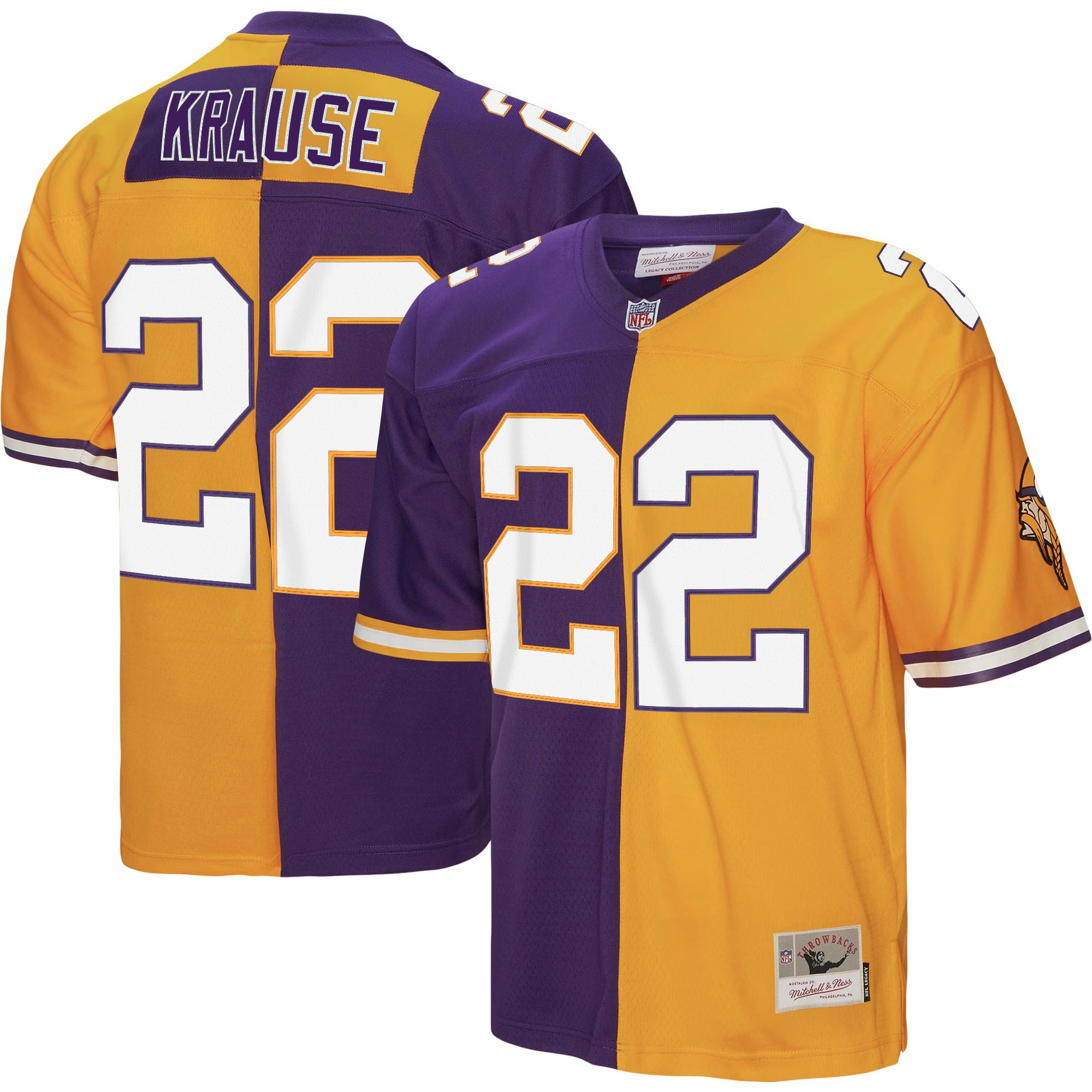 Men's Minnesota Vikings Throwback Player Jersey - All Stitched - Image 32
