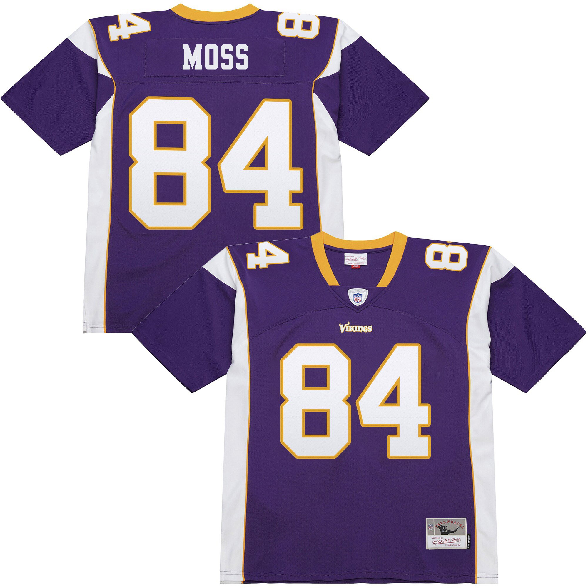 Men's Minnesota Vikings Throwback Player Jersey - All Stitched - Image 2